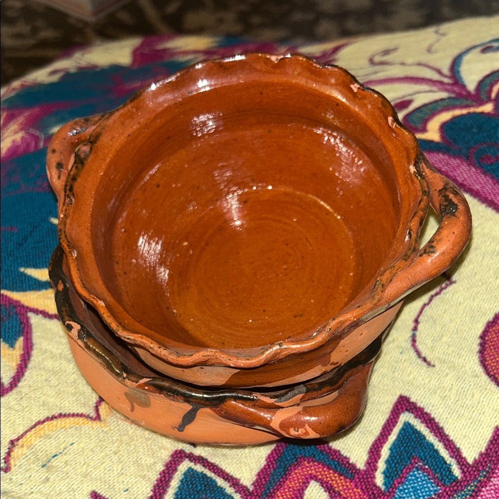 Mexican Handcrafted Terracotta Bowl Set